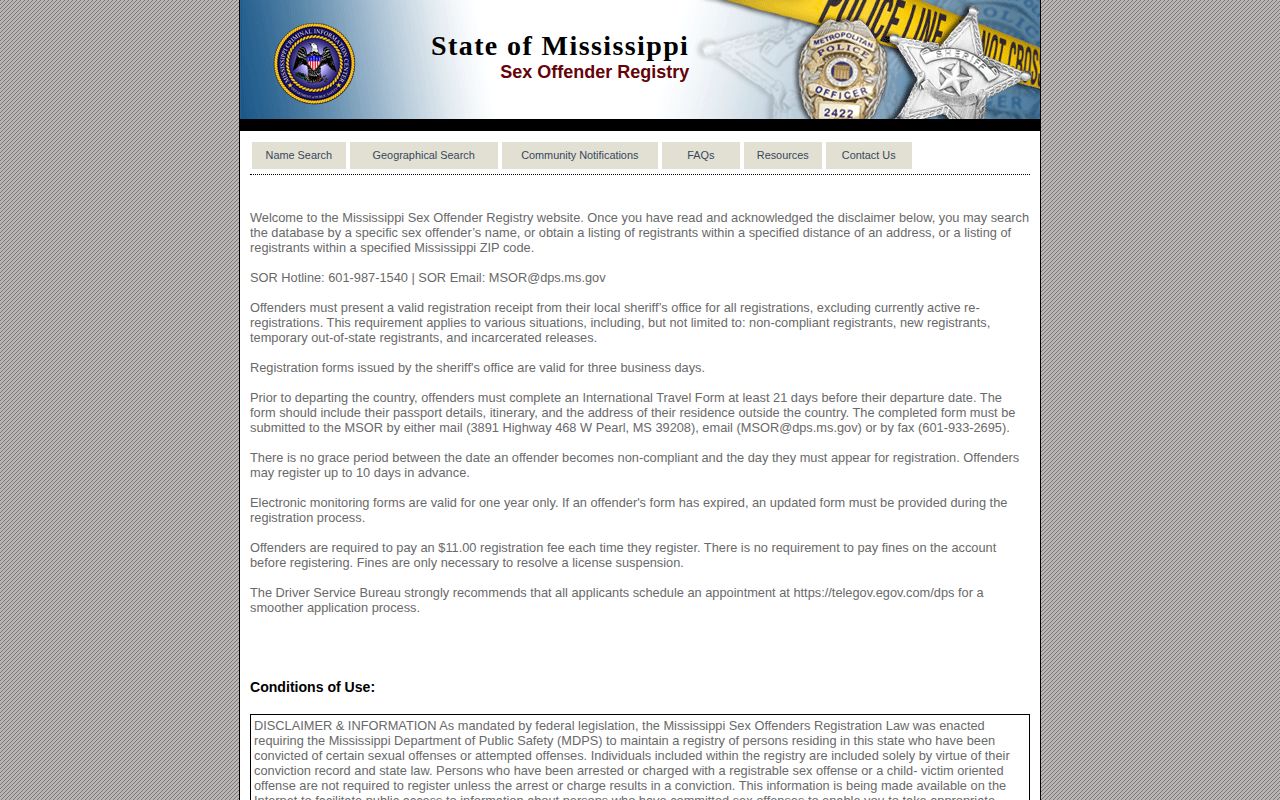 Tallahatchie County released inmate mugshot Mississippi registry gateway